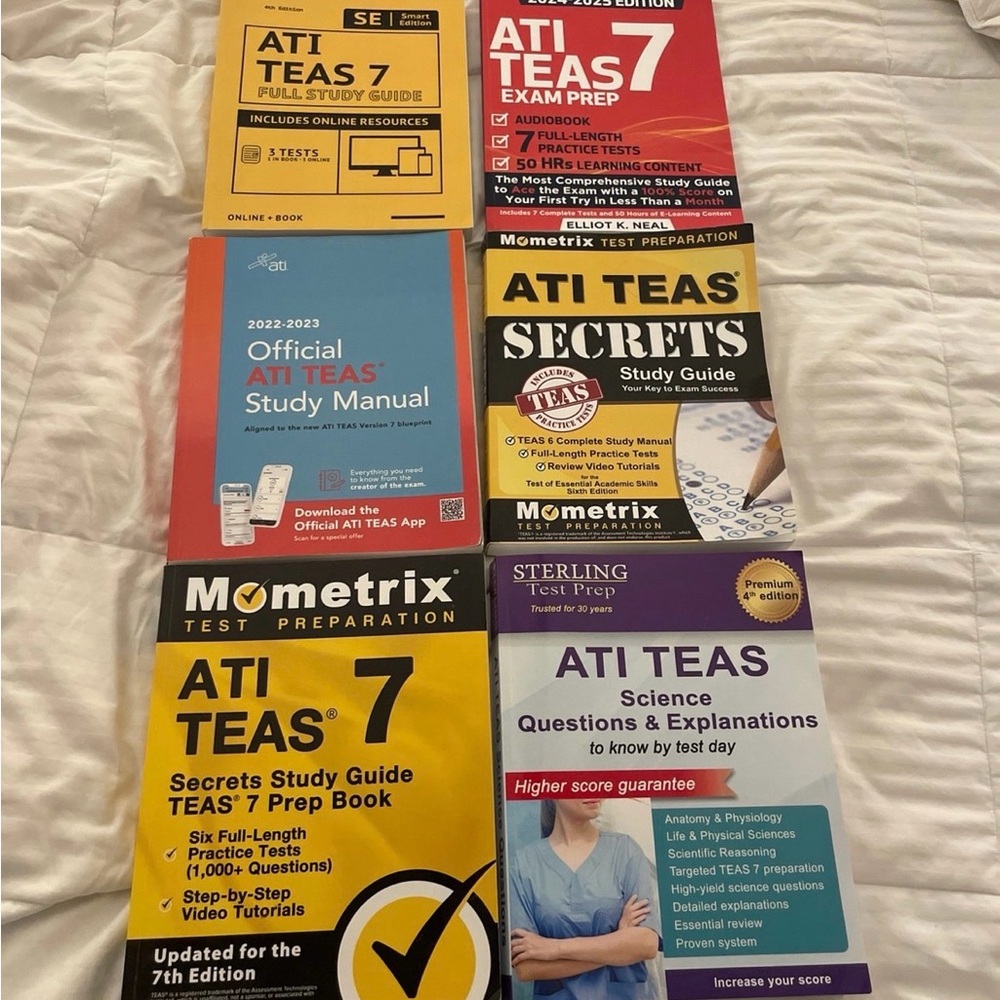 ATI TEAS Study Guide Set